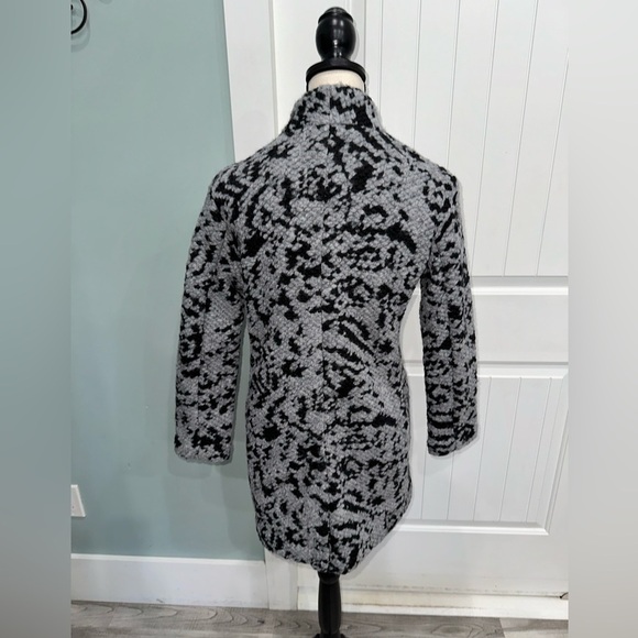 Banana Republic Wool Blend Collarless Knit Coat size Petite XS - Picture 5 of 8